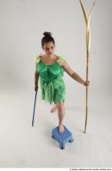KATERINA STANDING POSE WITH SPEAR AND SWORD